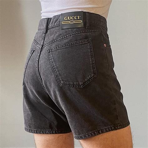 replica gucci denim shorts|gucci pants man.